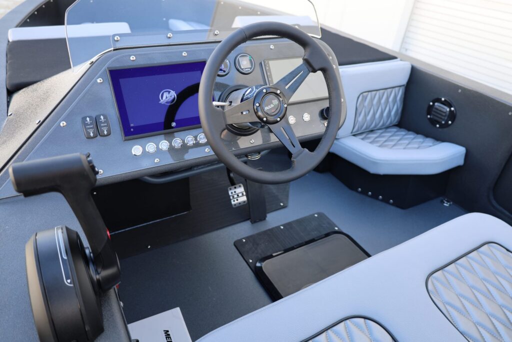 WaterCar helm and controls
