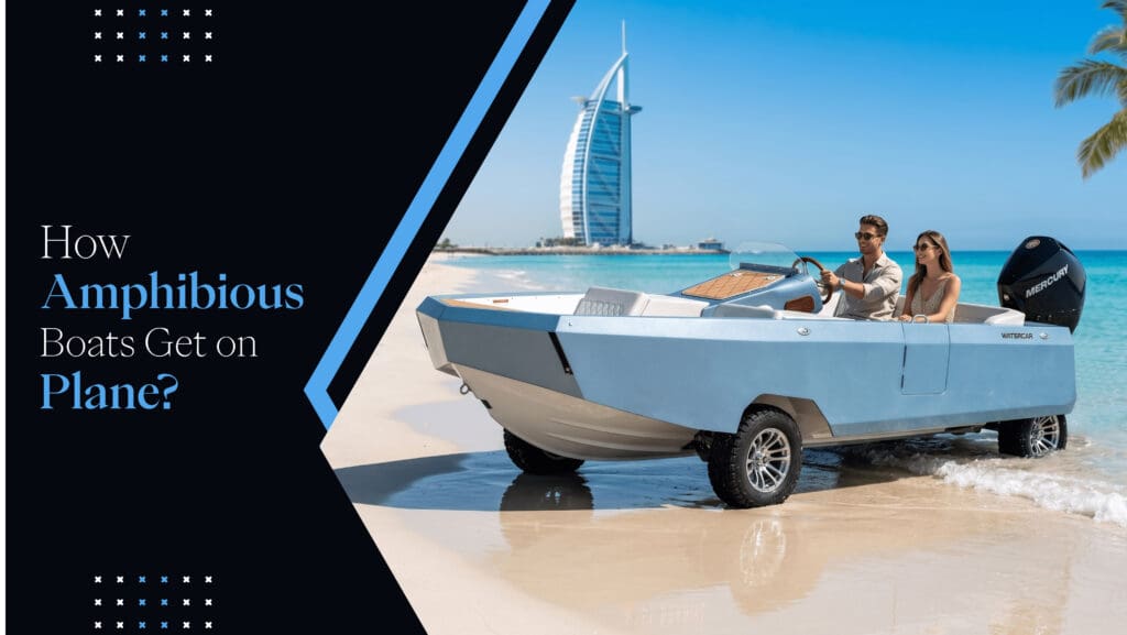 How amphibious Boats get on plane